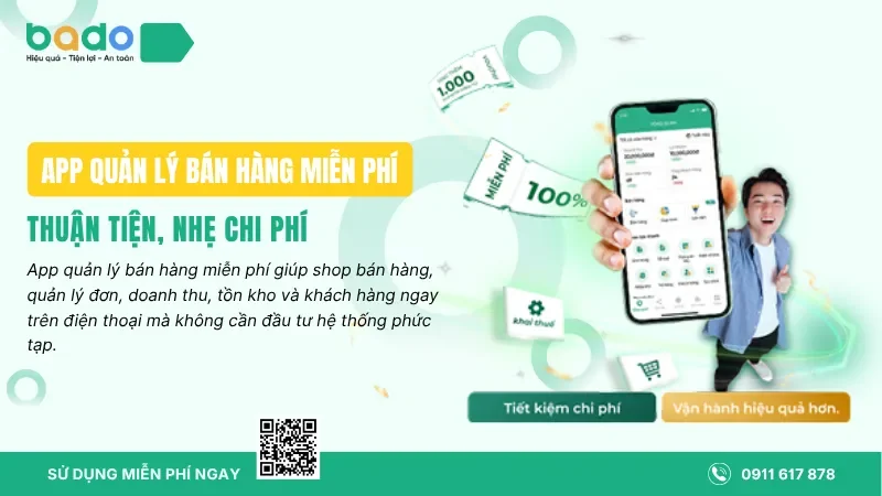 App Quản Lý Bán Hàng Miễn Phí Thuận Tiện, Nhẹ Chi Phí     